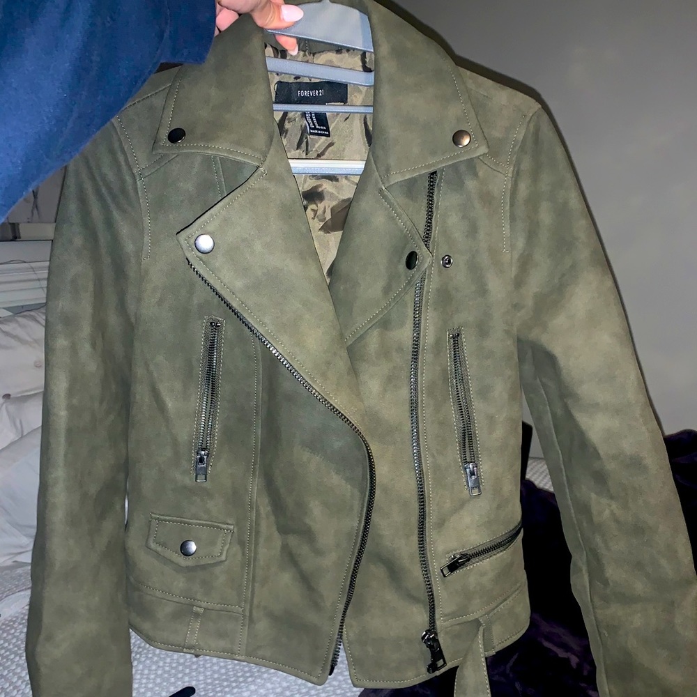 Suede-like Jacket